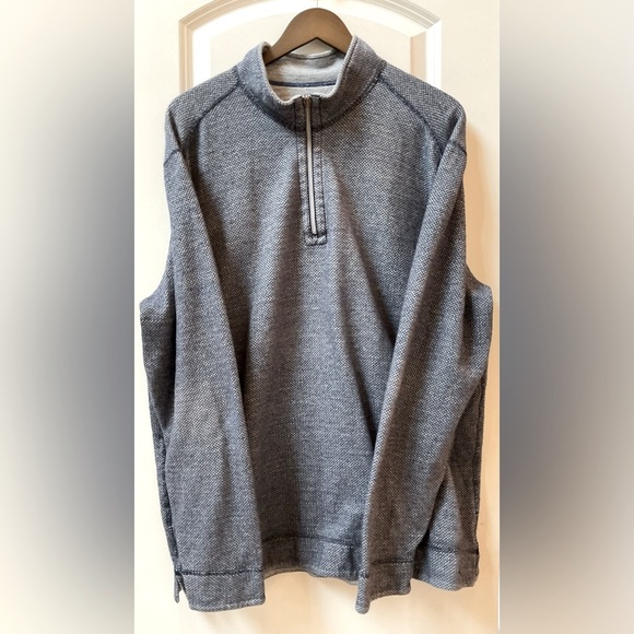 Tommy Bahama Reversible Half Zip Pullover - Picture 6 of 7